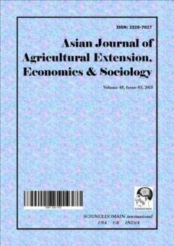 Asian Journal of Agricultural Extension, Economics & Sociology