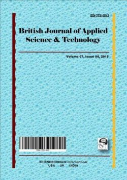British Journal of Applied Science & Technology
